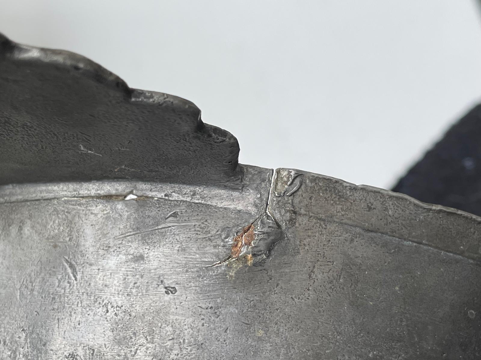 Écuelle en étain XIXe siècle