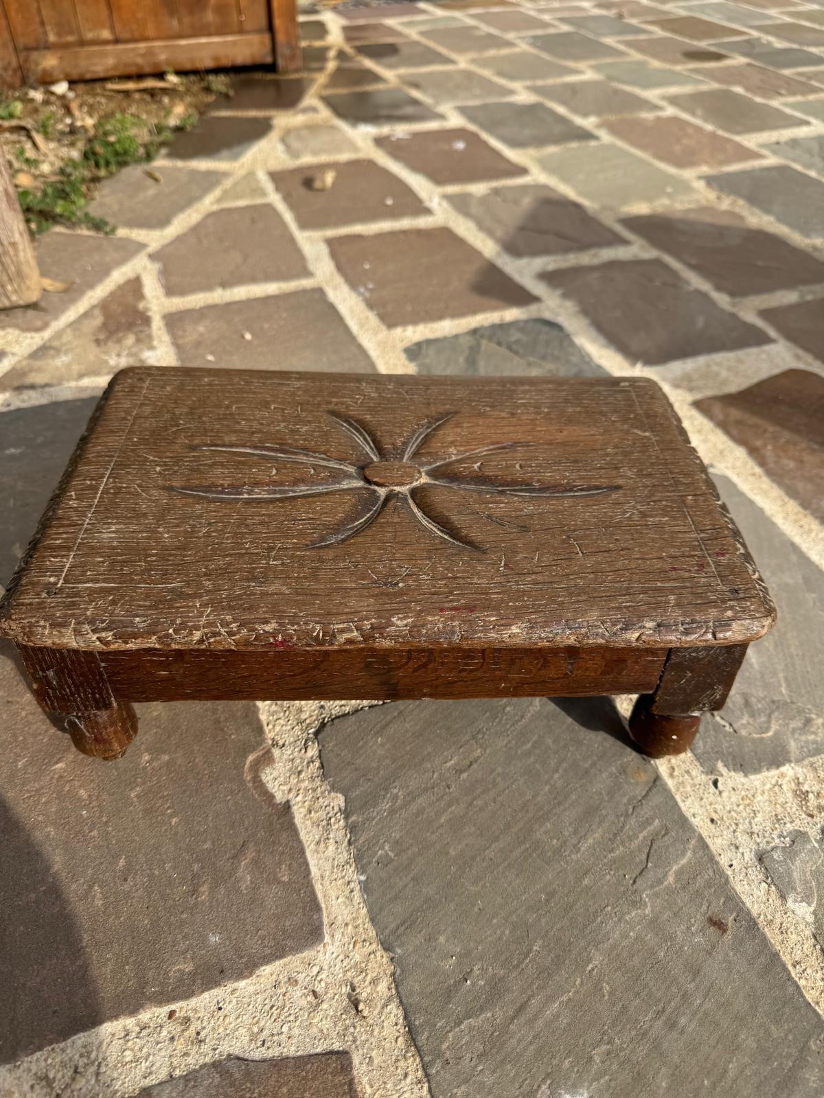 Tabouret de pieds ancien Béarn